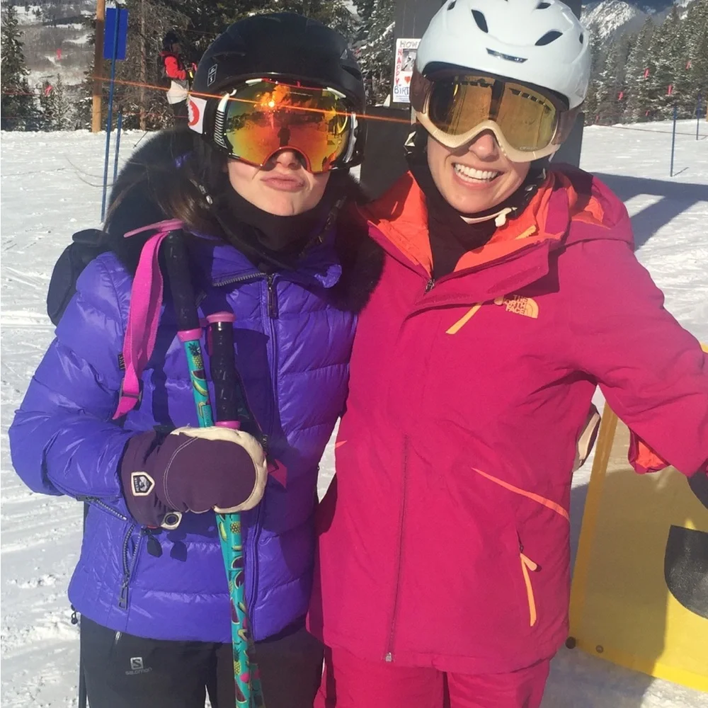 The North Face Women's Purple Jacket with Orange insert XS/S - Picture 6 of 6